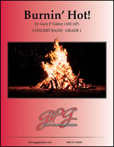 Burnin' Hot Concert Band sheet music cover